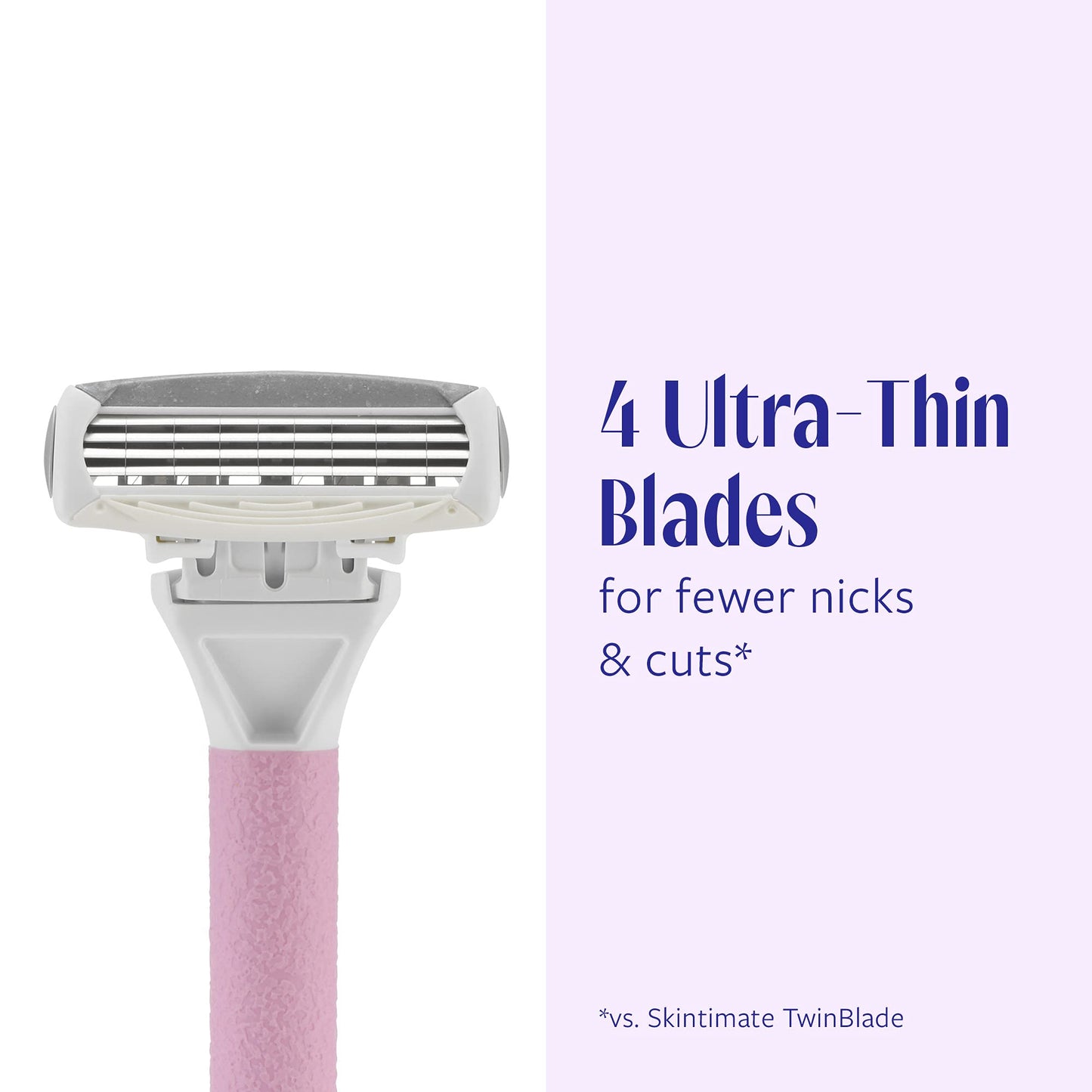Skintimate 4-Blade Razor Refill Cartridges with Aloe and Vitamin E, 12 Count Beauty and Personal Care Skintimate