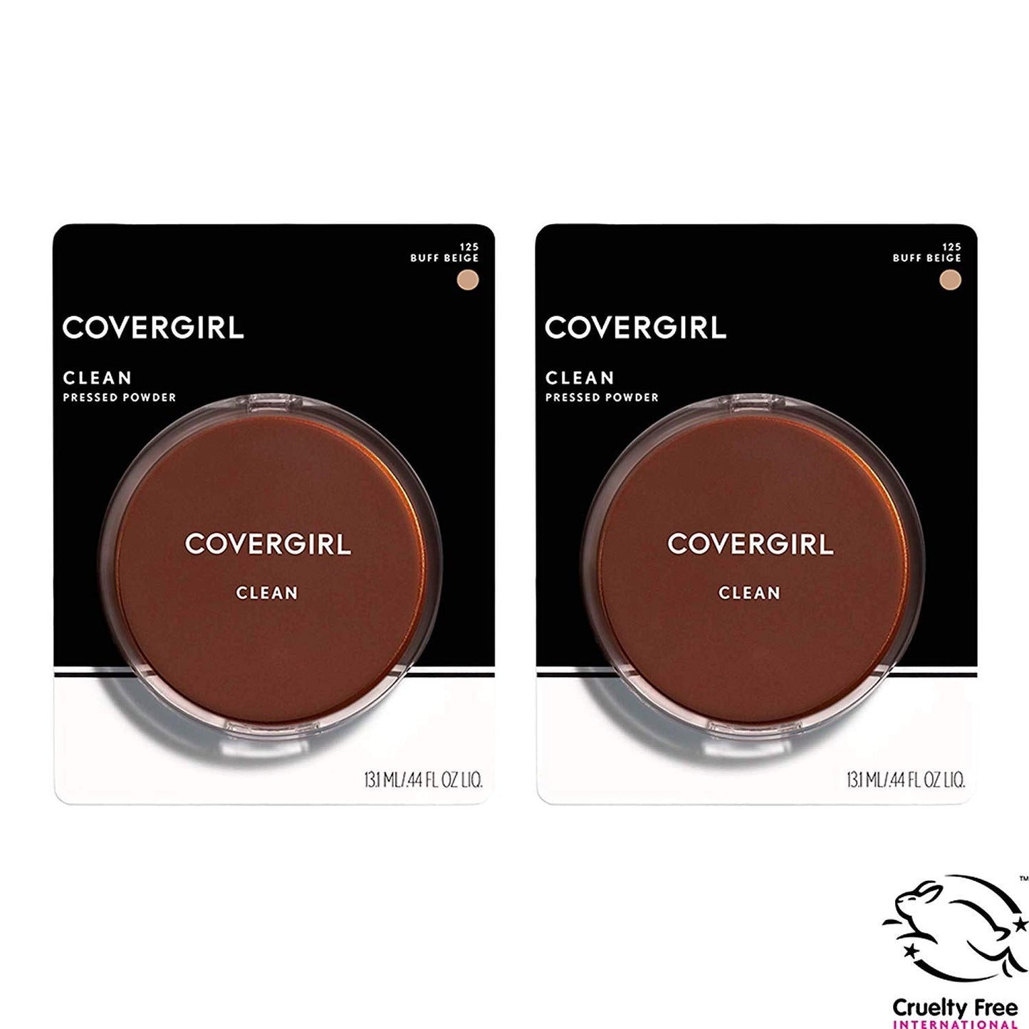 Covergirl Clean Pressed Powder Foundation, 110 Classic Ivory, 1 Count (Pack of 2) Beauty and Personal Care COVERGIRL