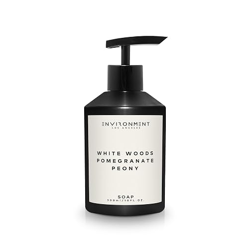 ENVIRONMENT Inspired by 5-Star Resort ARH Hand Soap, 300ml Luxury Liquid Hand Soap (White Woods | Pomegranate | Peony) Home Essentials, Kitchen Beauty & Personal Care ENVIRONMENT