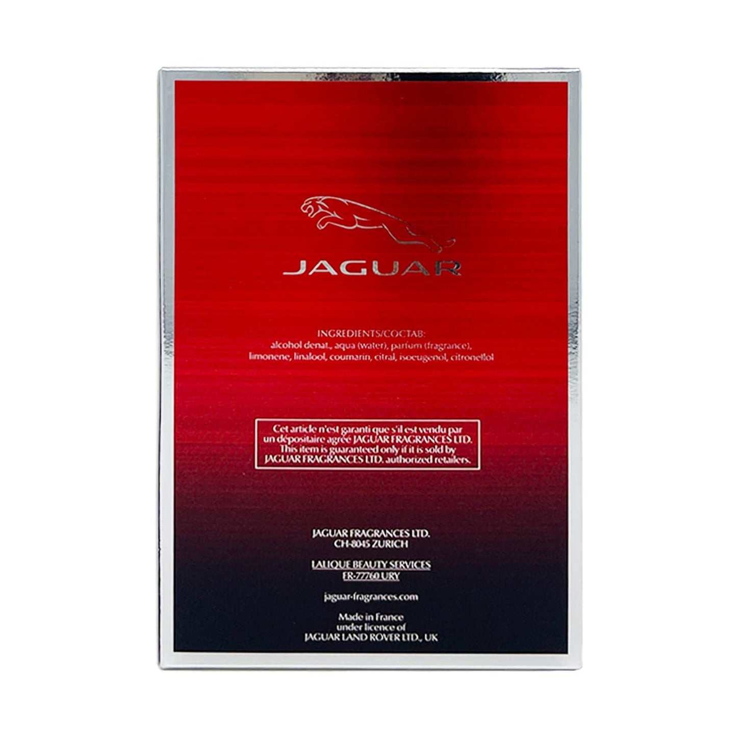 Jaguar Classic Red FOR MEN by Jaguar - 3.4 oz EDT Spray Beauty & Personal Care Jaguar