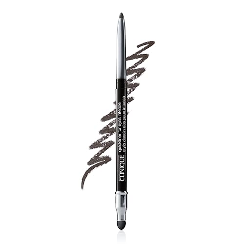 Clinique Quickliner For Eyes Intense Eyeliner Pencil | Water Resistant, Smudge Resistant + Safe For Sensitive Eyes, Intense Charcoal Beauty & Personal Care Clinique