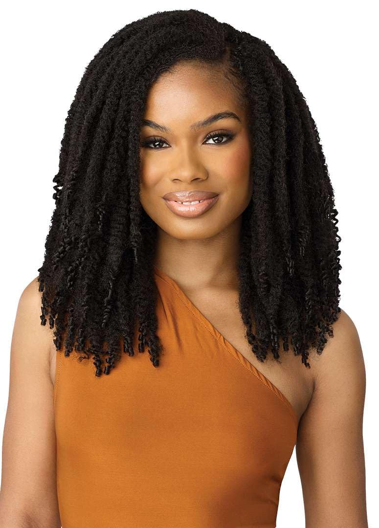 Outre X-Pression Twisted Up - Swicy Afro Twist 12" 3X (1 Pack, DARK BROWN 2)