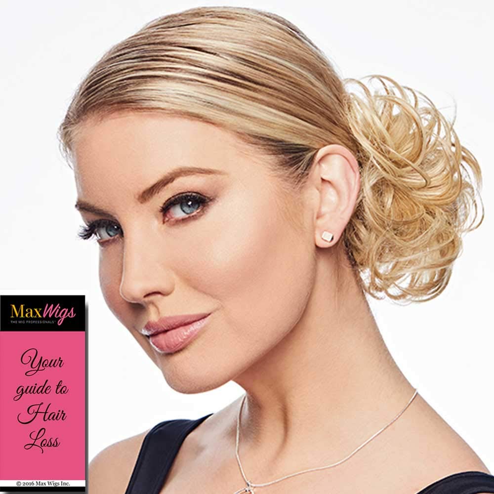 It's a Wrap Twist Classic Hairdo Color R6/30H Chocolate Copper - 3.25" Length Hair Accent Stretchy Elastic Band Tru2Life Heat Friendly Synthetic Bun
