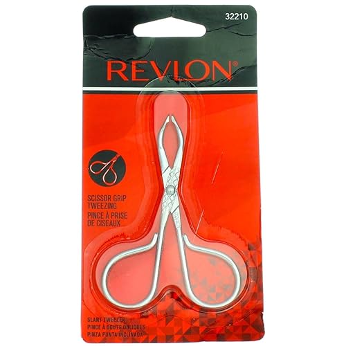 Revlon Perfectweeze Tweezer, Slant Tip, 1 ea (Pack of 5) Beauty & Personal Care REVLON