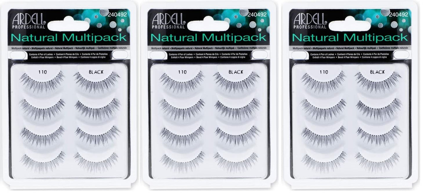 (3 Pack) ARDELL Professional Natural Multipack - 110 Black by Ardell Beauty & Personal Care Ardell