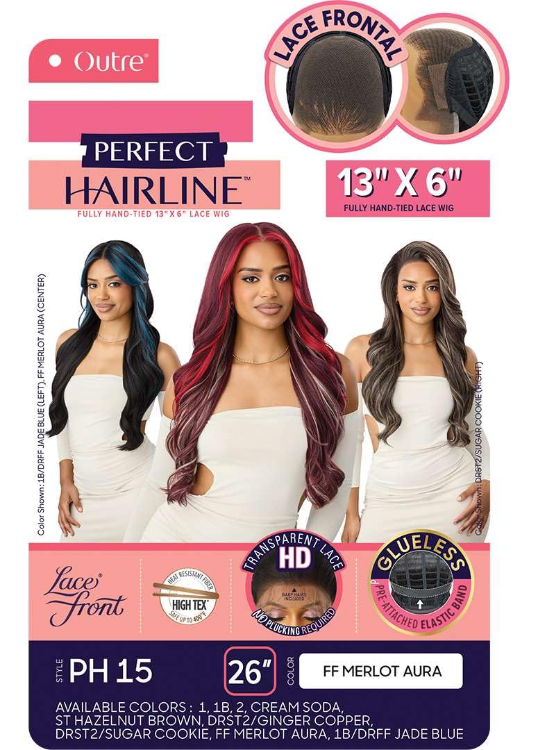 Outre Lace Front Wig - Perfect Hair Line 13X6 - PH 15 (CREAM SODA)