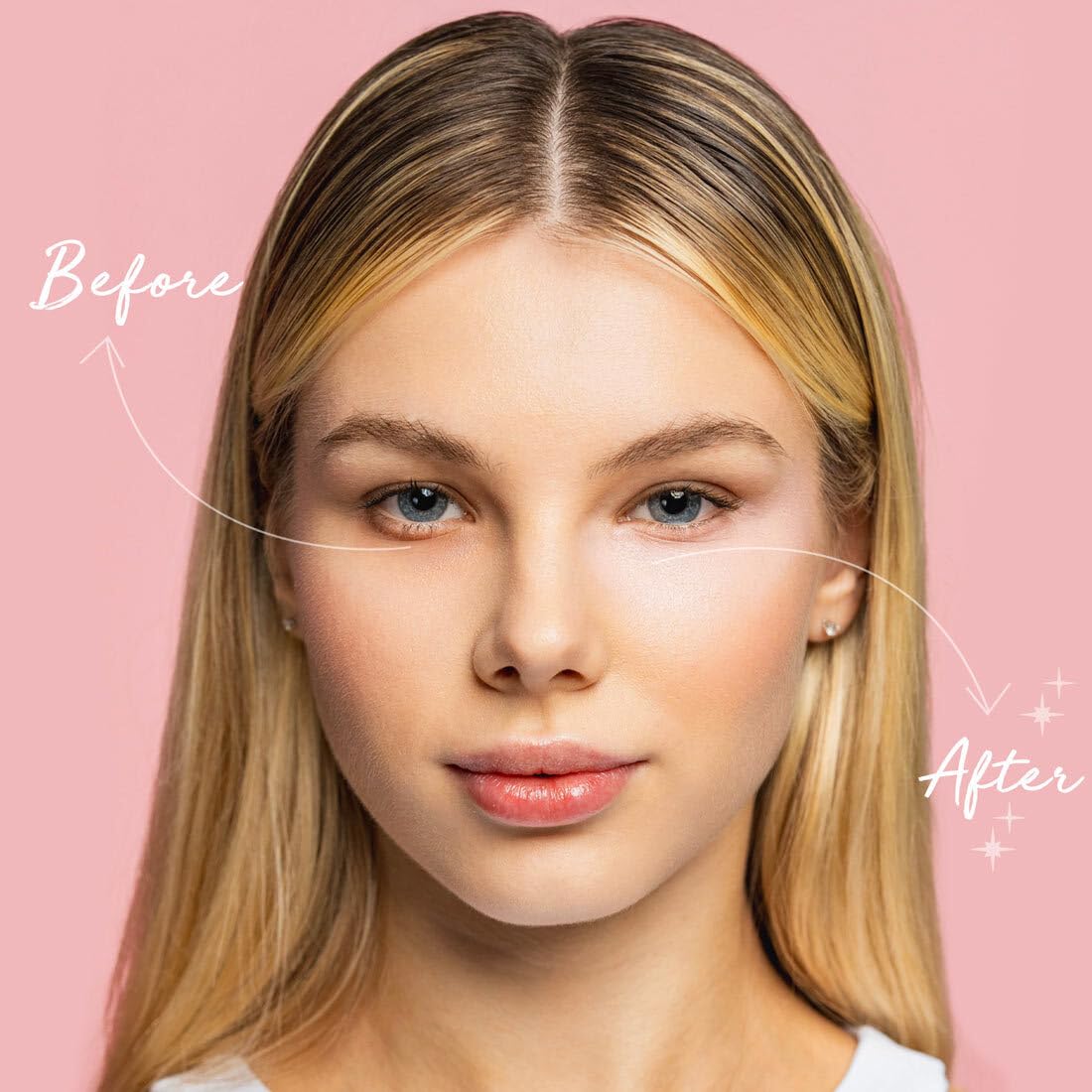Palladio Under Eye Brightener, Conceal, Brightens, Reduces Appearance of Dark Circles, With Caffeine Peptides & Vitamin E, Tired Skin Color Correcting Beauty and Personal Care Palladio