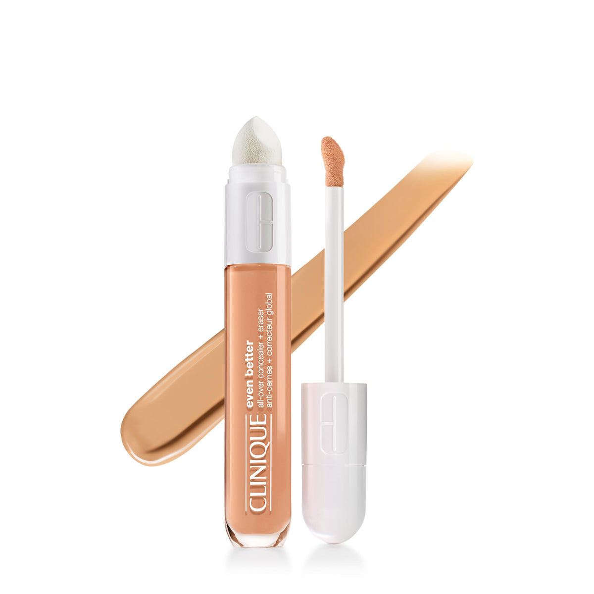 Clinique Even Better All-Over Full Coverage Concealer + Eraser Makeup For Dark Undereye Circles | With Hyaluronic Acid + Caffeine | Hydrating Beauty & Personal Care Clinique