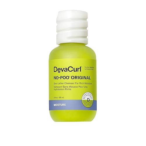 DevaCurl No-Poo Original Non-Lathering Cleanser for Rich Moisture, 3 fl. oz Beauty & Personal Care DevaCurl