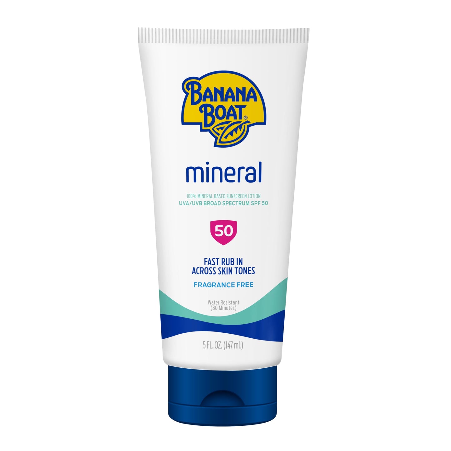 Banana Boat Mineral Sunscreen SPF 50 Lotion, 5Fl Oz | Zinc Oxide Sunscreen Lotion, Beach Essentials, SPF 50 Sunblock, 5Fl Oz Beauty & Personal Care Banana Boat