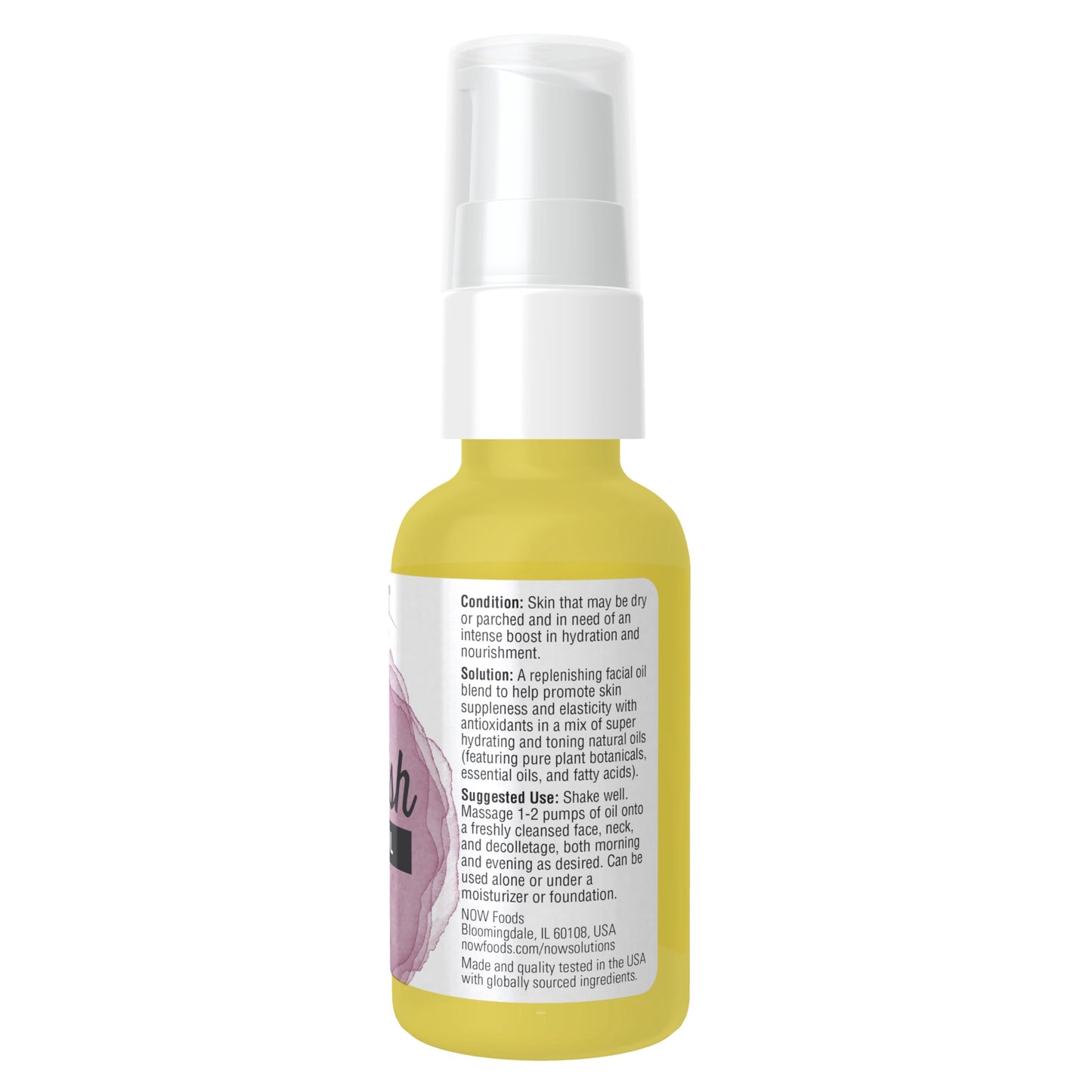 NOW Foods Solutions, Nourish Facial Oil With Antioxidants, Promotes Suppleness and Elasticity, 1-Ounce Beauty & Personal Care NOW Foods