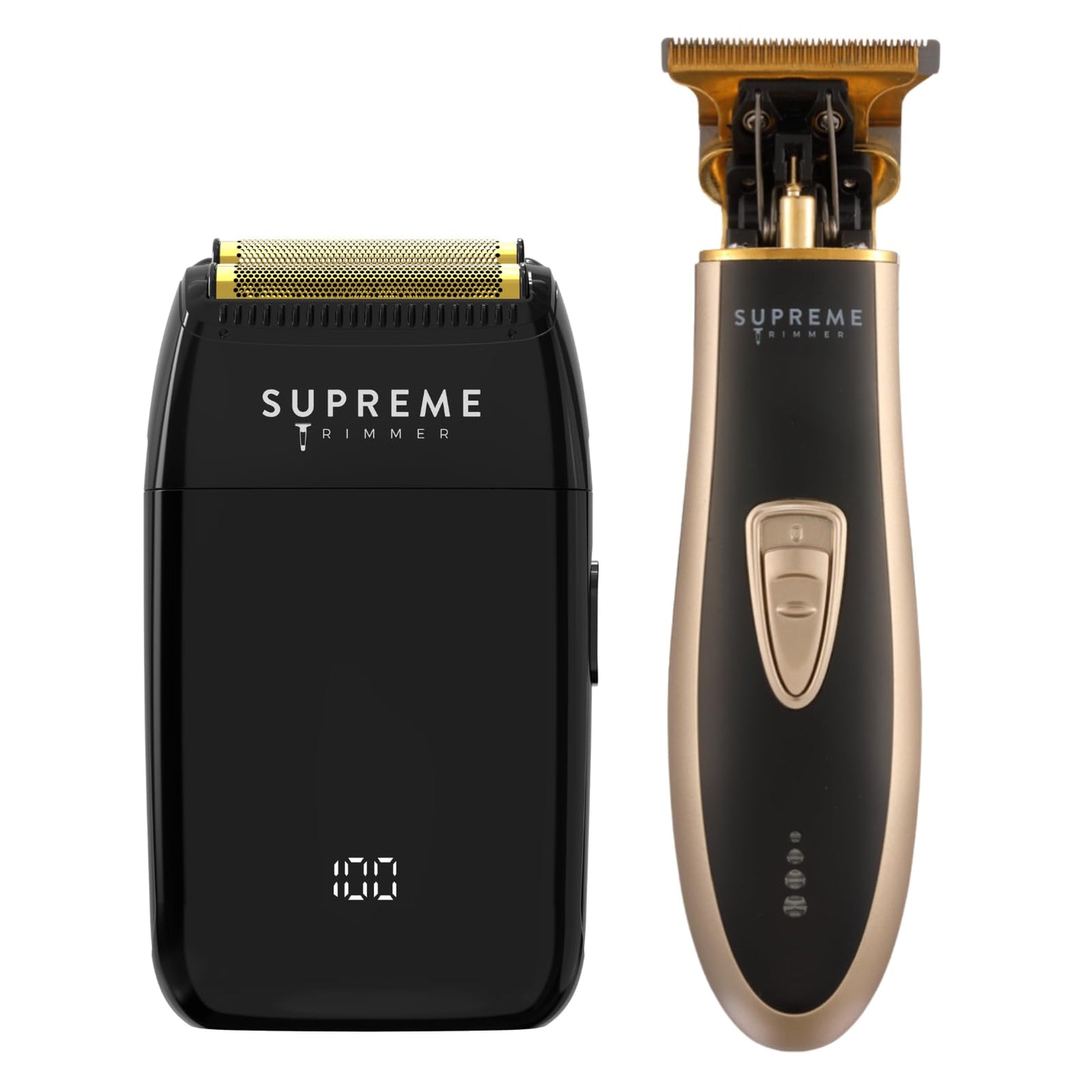 Supreme Trimmer 2-in-1 Crunch Lite Foil Shaver & T-Shaper Trimmer - ST5210 Beard Trimmer & STF600 Electric Razor - Travel Hair Trimmer Set - Black Beauty and Personal Care Supreme Trimmer