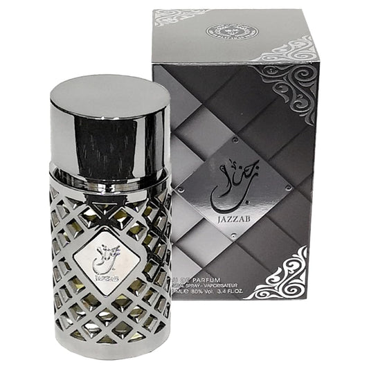 Ard al Zaafaran Jazzab Silver Eau de Parfum Spray for Men, 3.4 Ounce Beauty & Personal Care Ard al Zaafaran