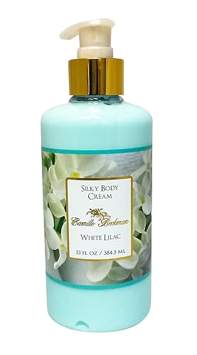 Camille Beckman White Lilac Scented Silky Body Cream, Daily Moisturizer for All Skin Types | Non-Greasy Vegan Formula to Nourish and Soften Hands Beauty & Personal Care Camille Beckman