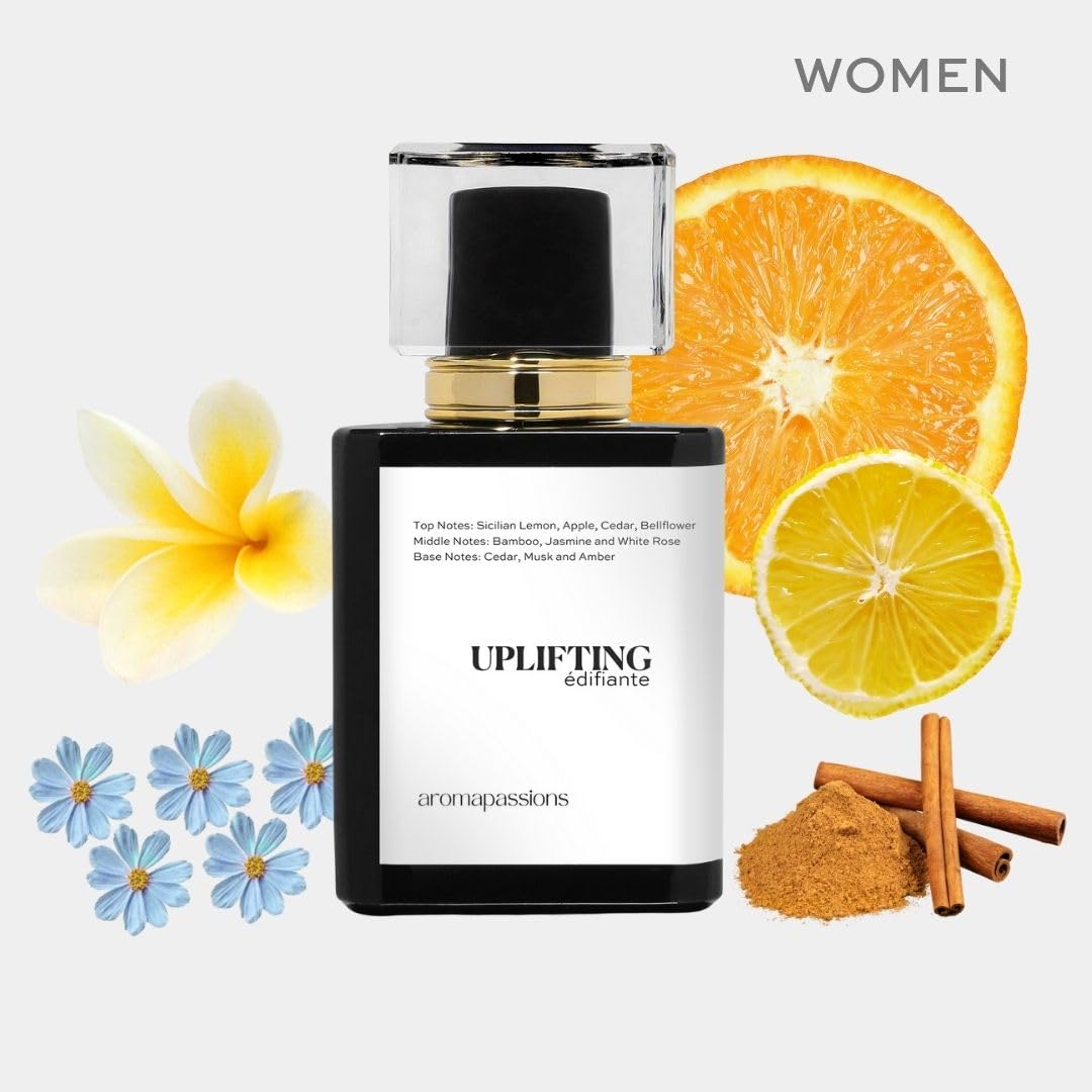aromapassions UPLIFTING | Inspired by LGHT BLUE | Pheromone Perfume for Women | Extrait De Parfum| Long Lasting Dupe Clone Lemon Jasmine Essential Oil Beauty & Personal Care aromapassions