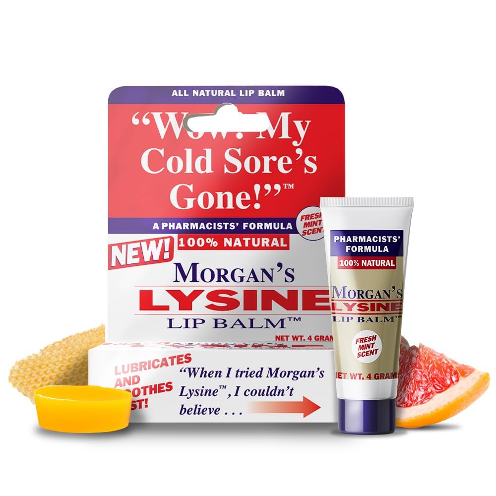 Morgan's Lysine Lip Balm Beauty & Personal Care Morgan's Lysine Lip Balm