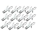 12 Pcs Nail Clippers for Fingernails by YWQ - Swing Out Nail Cleaner/File - Popular Gifts for Men & Women - Best Sharp Stainless Steel Clipper - Wide Beauty & Personal Care YWQ