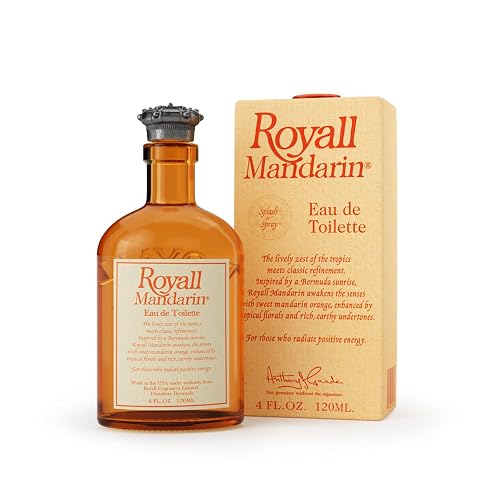 ROYALL MANDARIN, Men's Heritage Eau de Toilette, Bright Citrus Fragrance - 4 oz Spray Beauty & Personal Care ROYALL LYME
