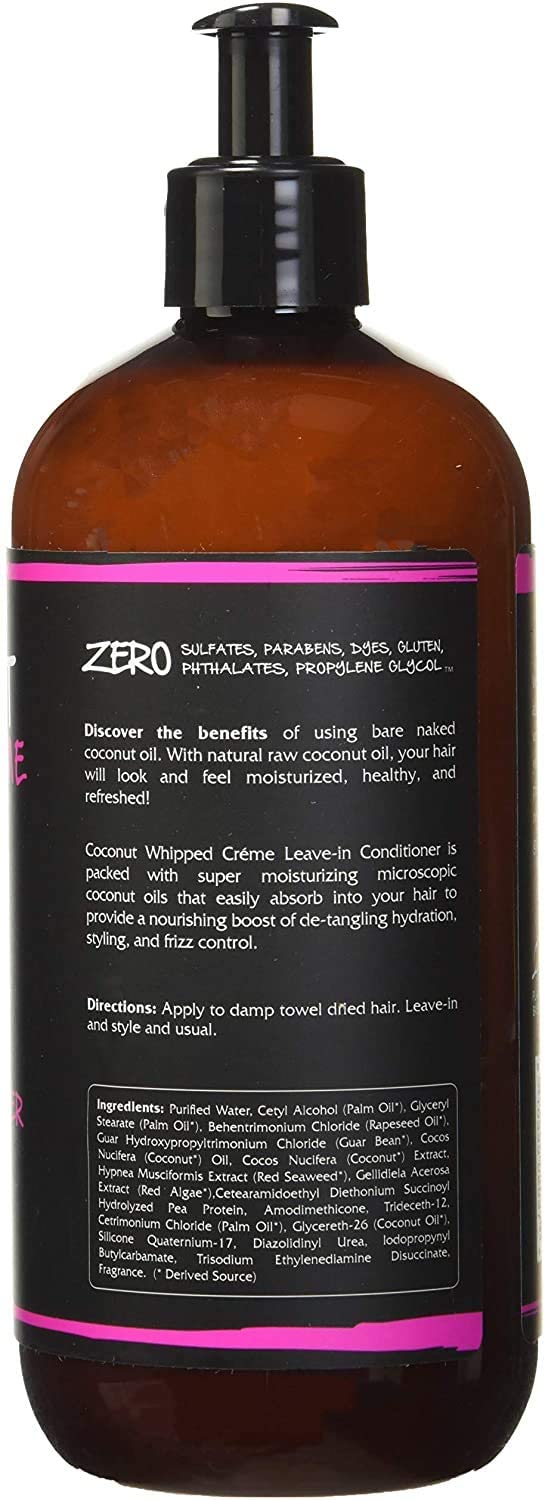 RENPURE Coconut Whipped Creme Leave-In Conditioner, Basic, Fragrance, 16 Fl Oz Beauty & Personal Care RENPURE