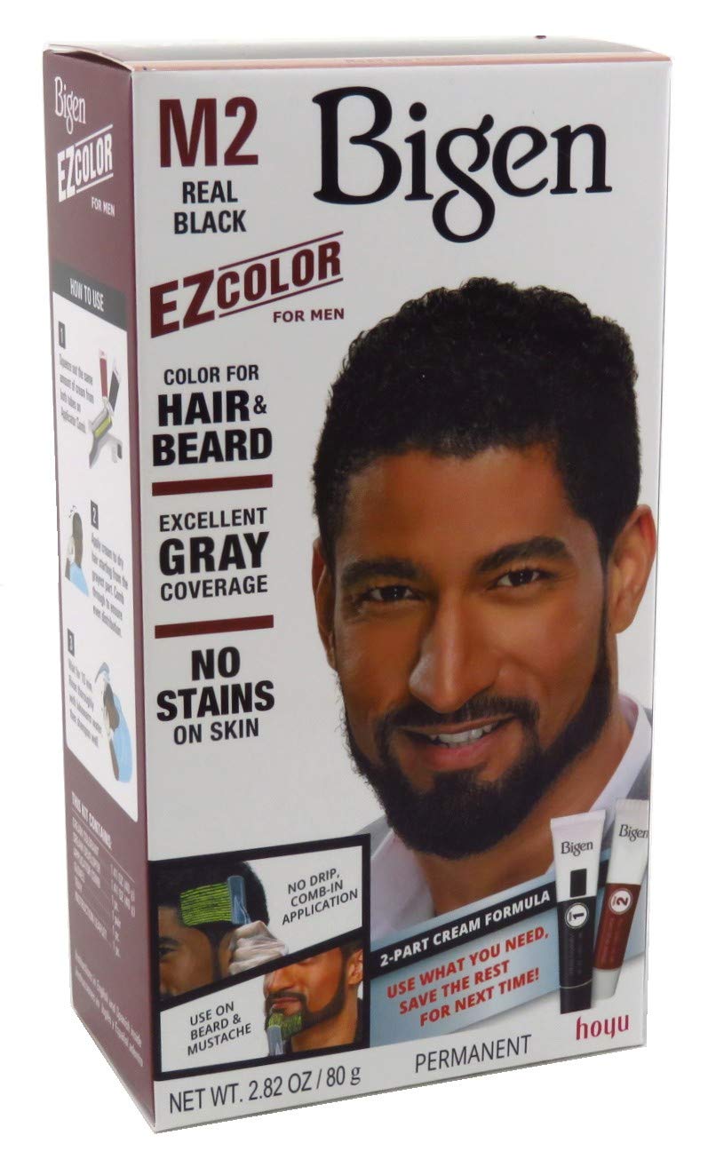 BIGEN Hoyu Ezcolor for Men, Real Black M2 Beauty & Personal Care Bigen