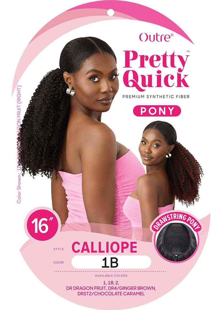 Outre Pretty Quick - Drawstring Pony - Calliope (DR DRAGON FRUIT)