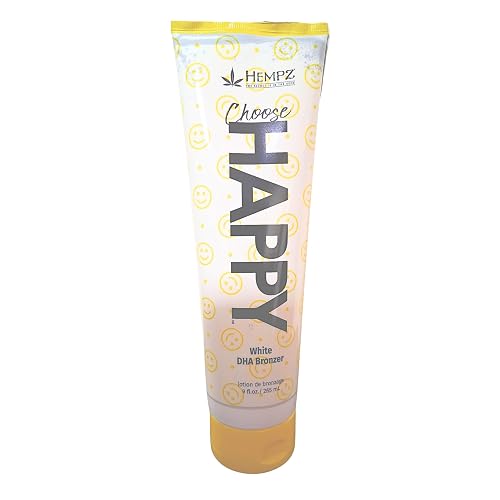 Hempz Choose Happy White DHA Bronzer 9oz Beauty & Personal Care Hempz