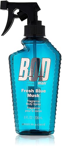 Parfums de Coeur Bod Man Fresh Blue Musk Body Spray 8 oz Beauty & Personal Care Bod Man