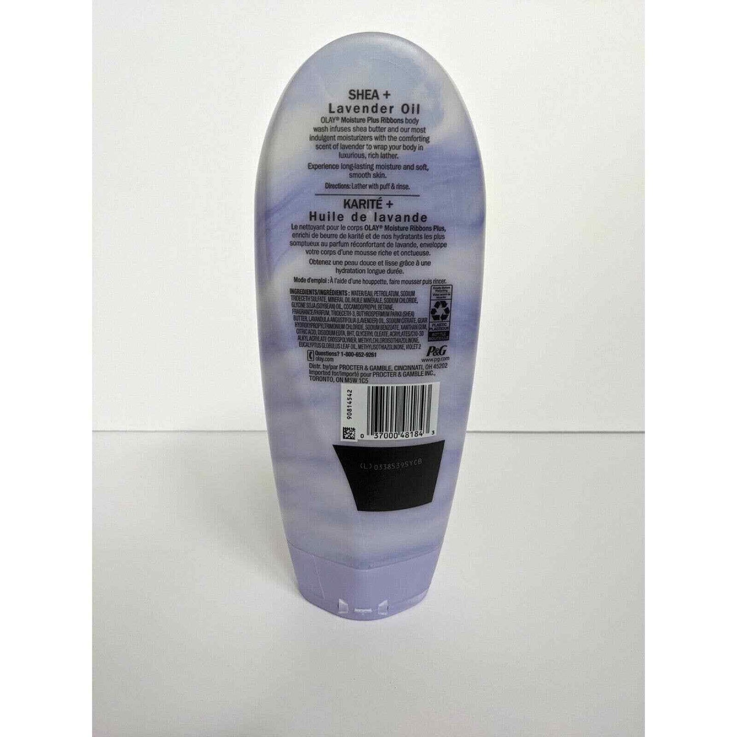 OLAY Moisture Ribbons Plus, Shea Plus Lavender Oil 18 oz (Pack of 6) Beauty & Personal Care Olay