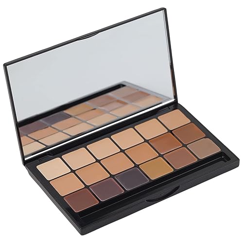 Graftobian Neutral HD Glamour Creme Foundation Super Palette - 18 High Definition Cream Makeup Shades Beauty & Personal Care Graftobian