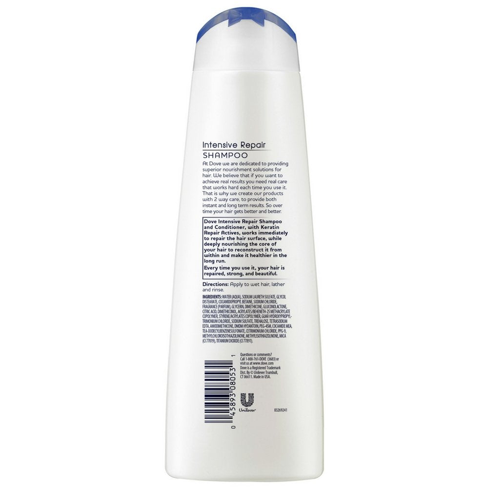Dove Intensive Repair Damage Therapy Shampoo - 12 oz - 2 pk Beauty & Personal Care Dove