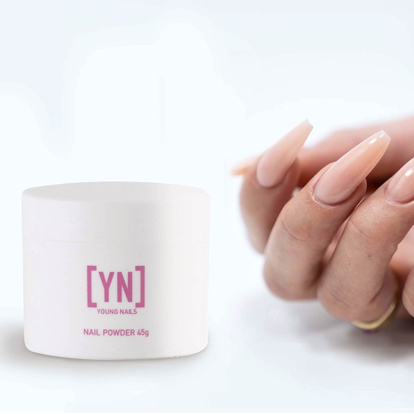 Young Nails Acrylic Core Powder - Self-Leveling Acrylic Nail Powder, Clear Nude Pink White Acrylic Powder for Nail Extenstion, Professional Grade Beauty & Personal Care Young Nails