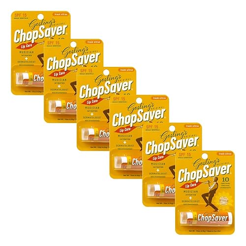 Goslings Original ChopSaver SPF 15 Lip Care, All Natural Lip Balm with SPF, Chapstick for Musicians and More, Effective Relief for Dry, Cracked Lips Beauty & Personal Care ChopSaver