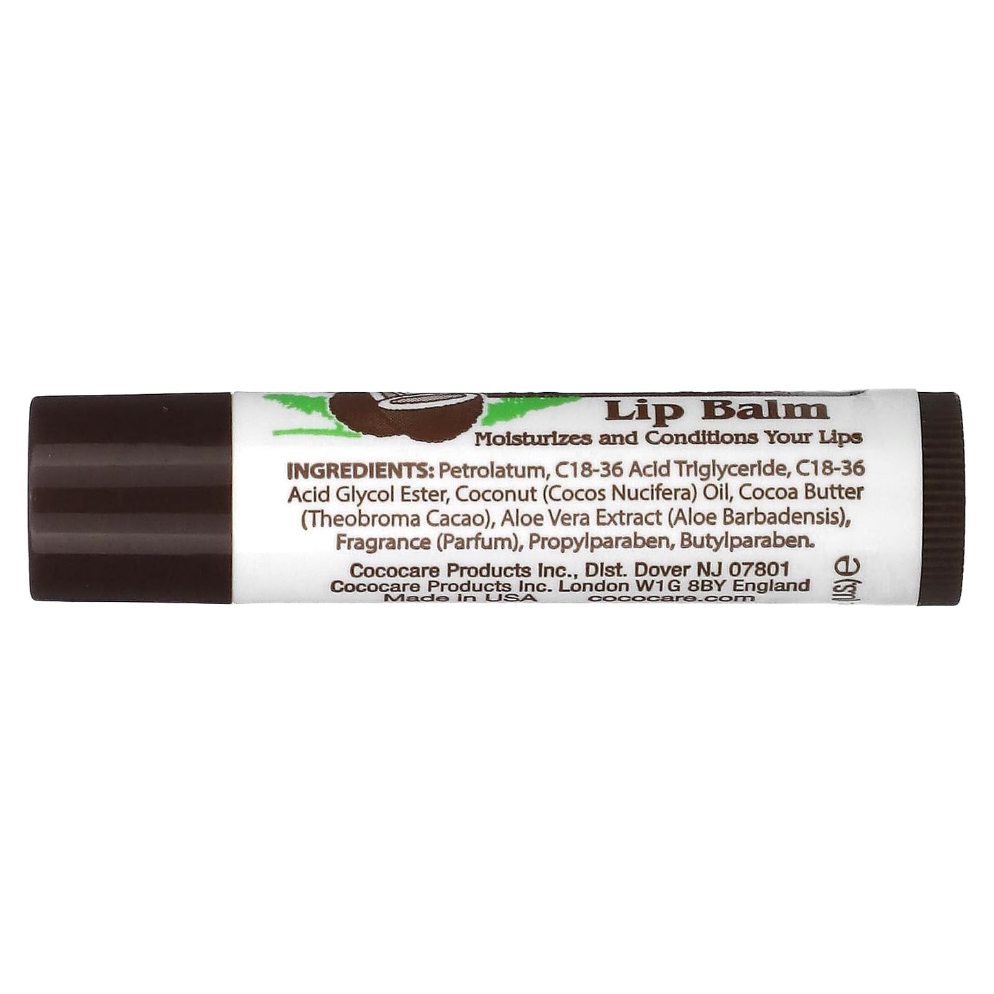 Cococare Cocacare coconut Lip Balm With Natural Coconut Oil - 0.15 Oz Beauty & Personal Care COCOCARE
