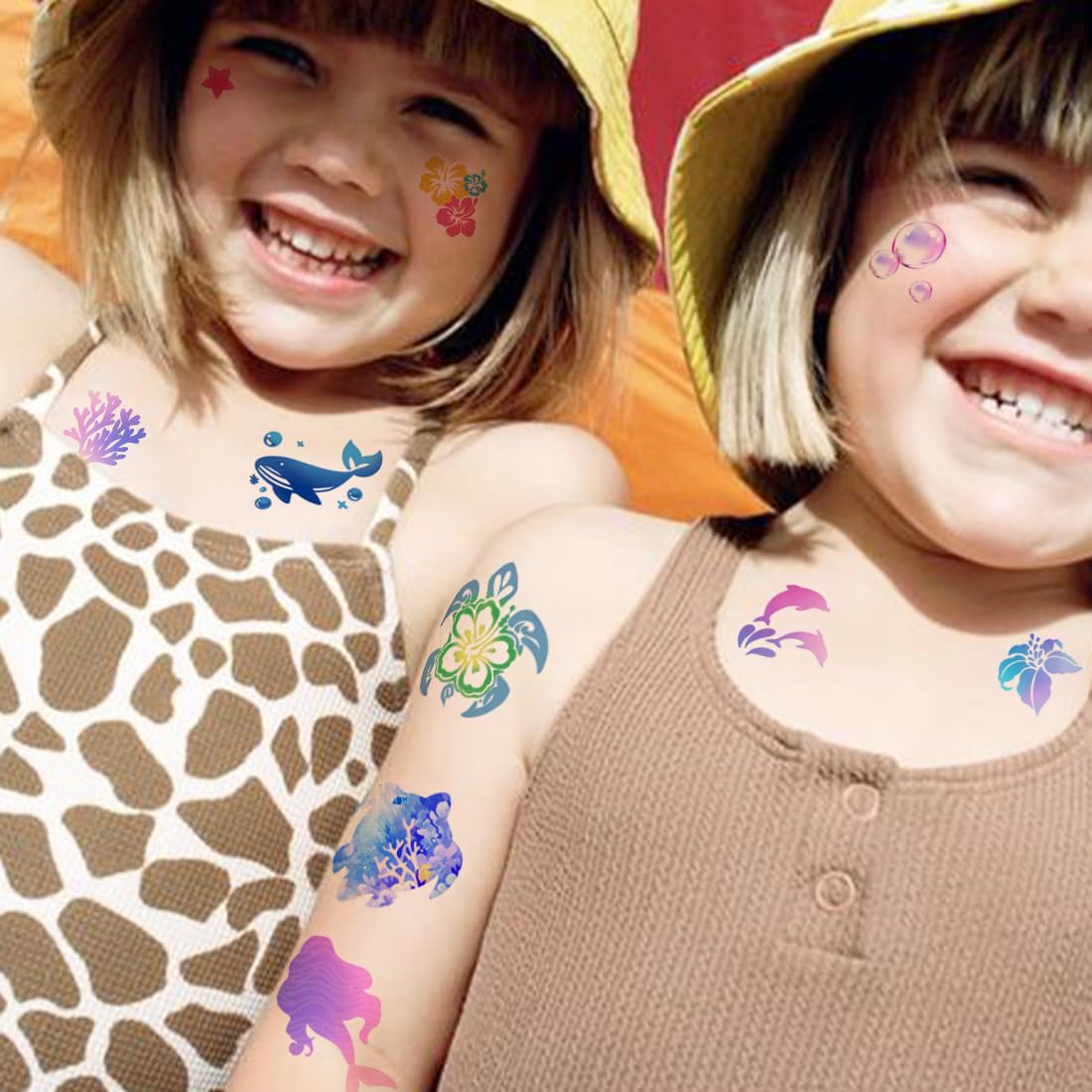 CHARLENT Temporary Tattoos for Kids - 320 Mixed Styles (36 Sheets) Beauty and Personal Care CHARLENT