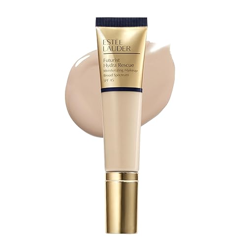 Estée Lauder Futurist Hydra Rescue Moisturizing Foundation Makeup SPF 45 for a 12-Hour Glow, 1.2 Fl Oz, 1W1 Bone Beauty & Personal Care Estée Lauder