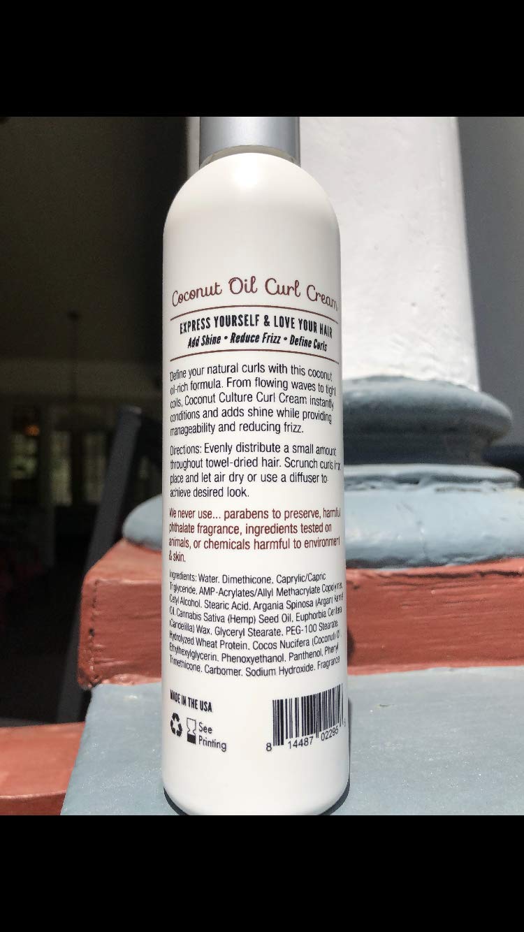 Coconut Culture Curl Cream 8oz Beauty & Personal Care Coconut Culture