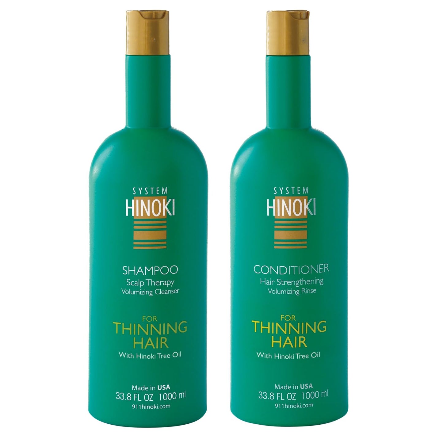 Hayashi System Hinoki Shampoo & Conditioner 33.8oz Duo "Set" Beauty & Personal Care Hayashi