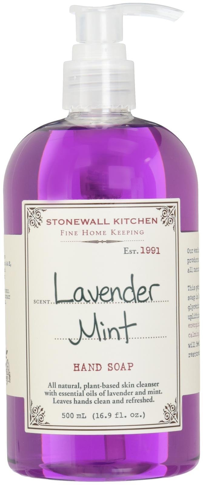 Stonewall Kitchen Lavender Mint Fine Home Keeping Hand Soap, 16.9 Ounces Beauty & Personal Care Stonewall Kitchen
