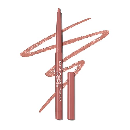 Revlon Colorstay Lip Liner Makeup with Built-in-Sharpener, Longwear Rich Colors, Smooth Application, 655 Rose, 0.01 oz Beauty & Personal Care REVLON