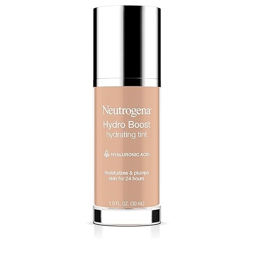 Neutrogena Hydro Boost Hydrating Tint Foundation Makeup for Dry Skin, with Hyaluronic Acid, Lightweight Oil-Free Water Gel, Non-Comedogenic, 30 Buff Beauty & Personal Care Neutrogena