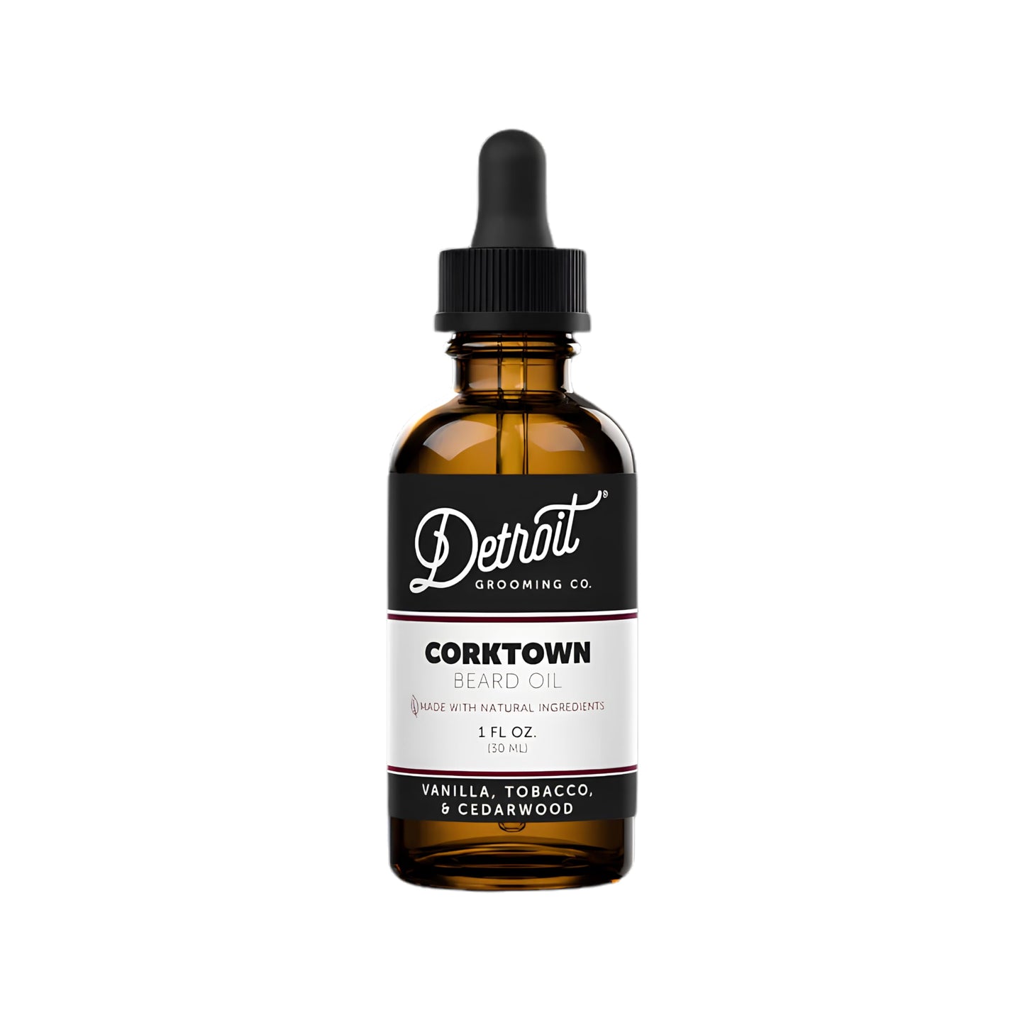 Detroit Grooming Co. Beard Oil (1oz) - Sweet Vanilla & Tobacco - Hydrating Formula with Sweet Almond Oil, Sunflower Oil & Vitamin E - Men's Softening Beauty and Personal Care Detroit Grooming Co.