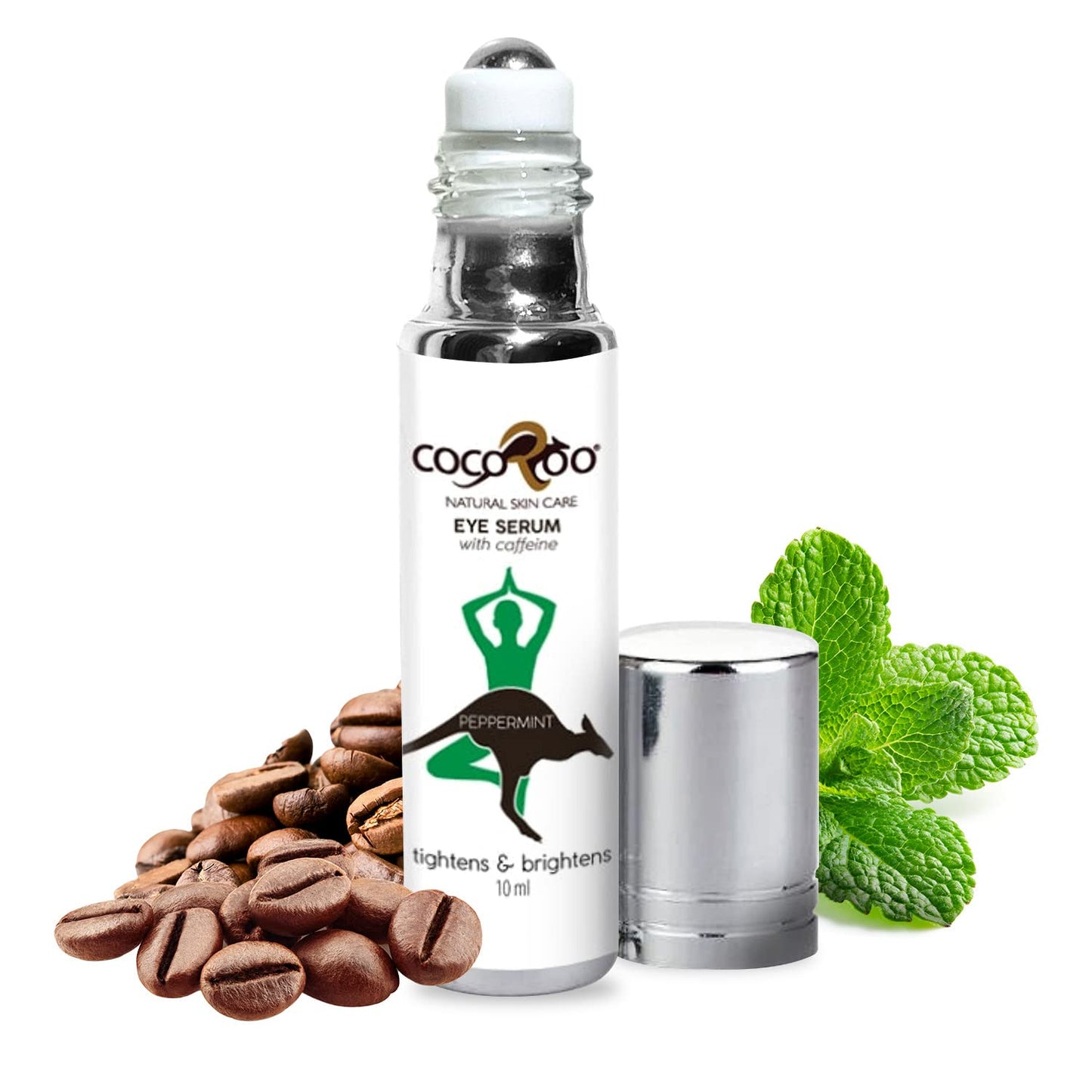 Caffeinated Eye Serum, Nutrient-Dense, 100% Pure, Natural & Vegan (Peppermint) Beauty & Personal Care CocoRoo