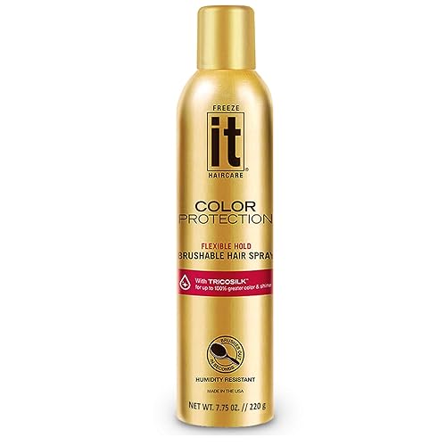 It Haircare Freeze Color Protection Flexible Hold Brushable Hair Spray 7.75 Oz (T-641) Beauty & Personal Care Freeze It
