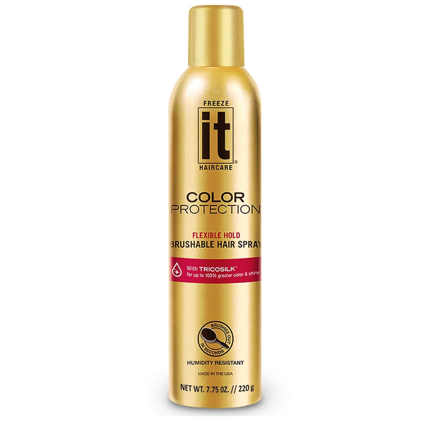 It Haircare Freeze Color Protection Flexible Hold Brushable Hair Spray 7.75 Oz (T-641) Beauty & Personal Care Freeze It