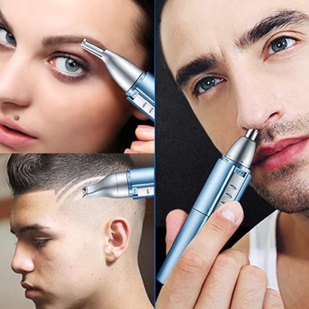 LEONYS Ear, Nose & Brow Trimmer Clipper - Eyebrow & Facial Hair Detail Trimmer for Men & Women, USB Rechargeable and Easy to Cleaning Electric Beauty and Personal Care LEONYS
