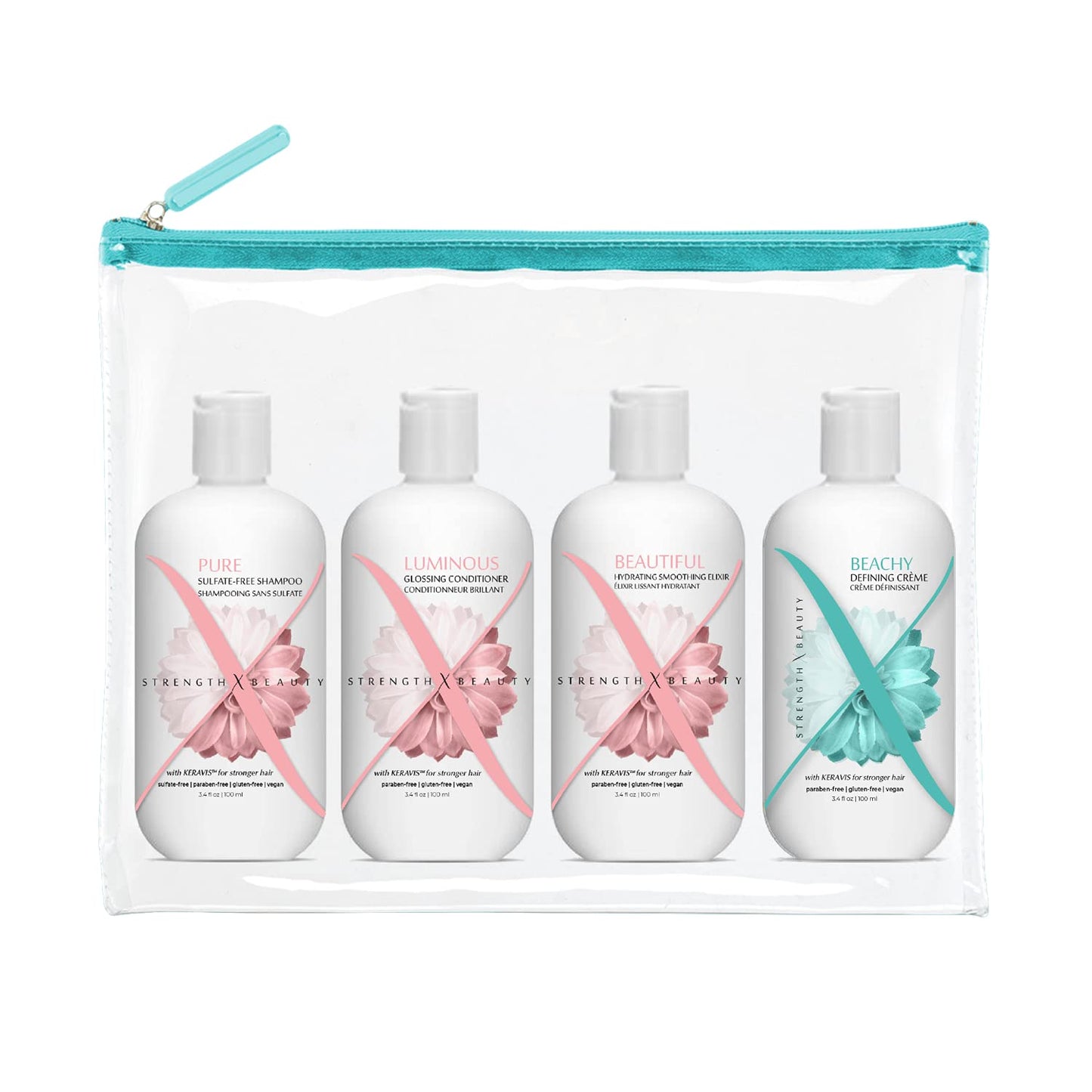Strength x Beauty 4 pc. Beachy Kit | Fine to Medium Hair Beauty & Personal Care Strength x Beauty
