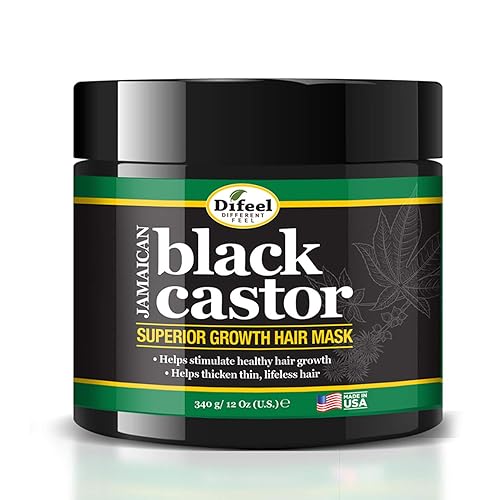Difeel Superior Growth Jamaican Black Castor Oil Hair Mask 12 oz. Beauty & Personal Care Difeel