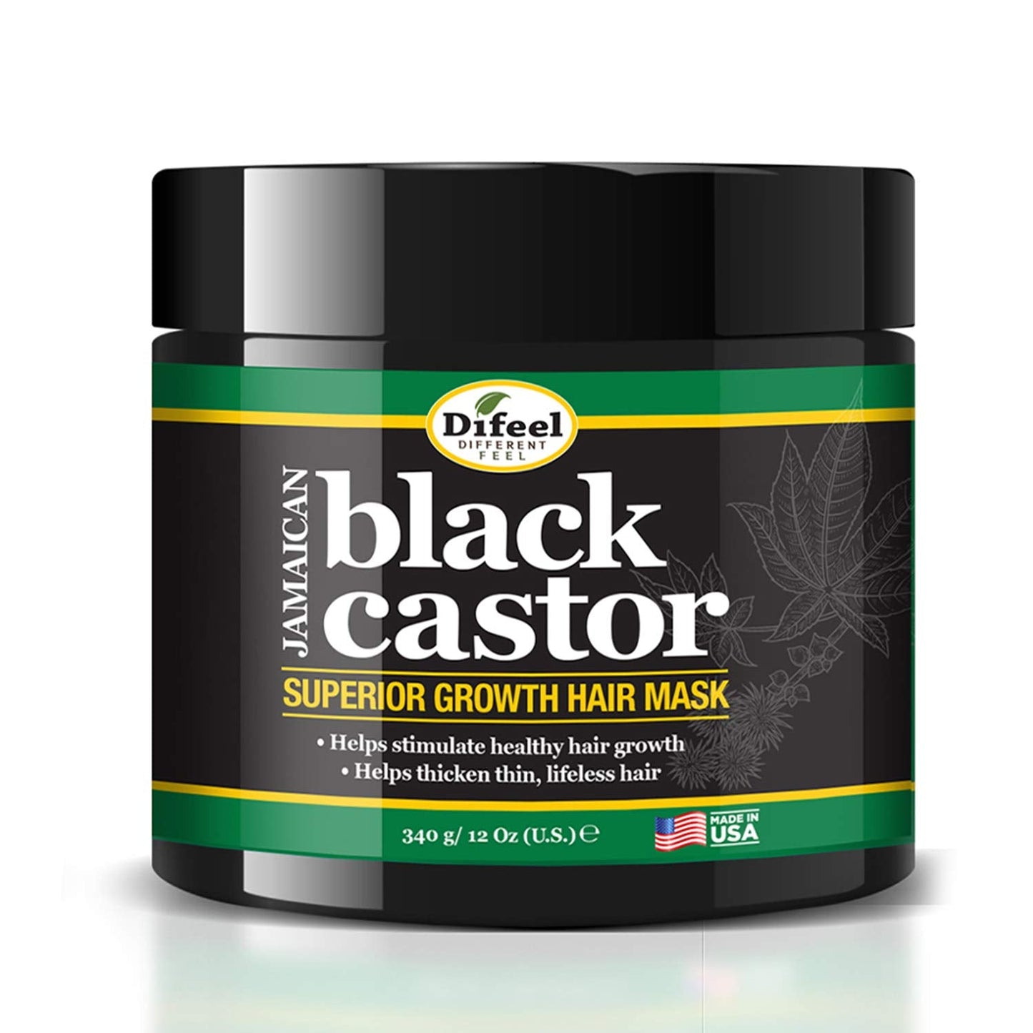 Difeel Superior Growth Jamaican Black Castor Oil Hair Mask 12 oz. Beauty & Personal Care Difeel