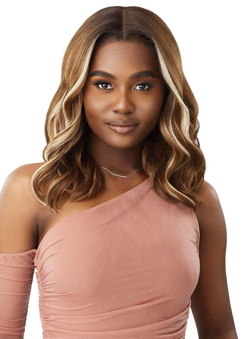 Outre Lace Front Wig - Melted Hairline - Charise (JET BLACK 1)