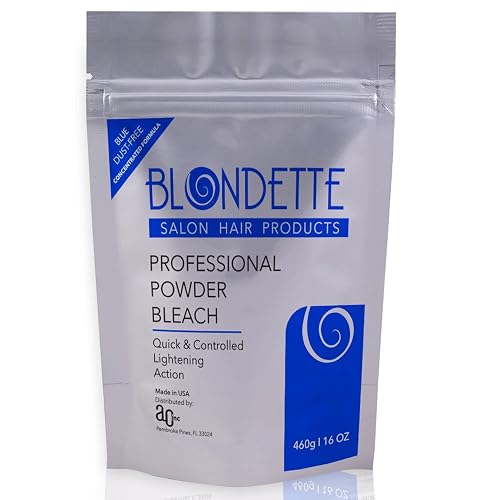 Powder Bleach, Blondette Salon Professional Powder Bleach blue dust-free (460) Beauty & Personal Care Blondette